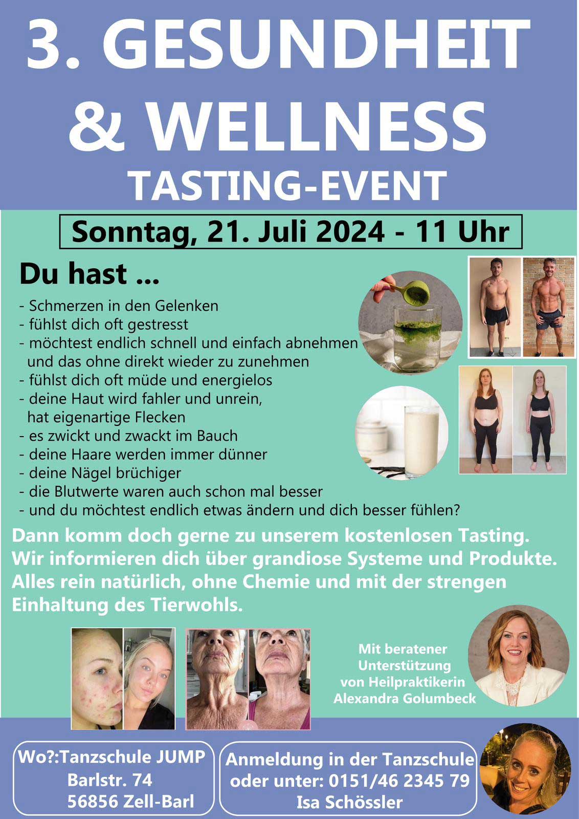 Naturheilpraxis Alexandra Golumbeck in Mayen - 3. Gesundheit & Wellness Tasting Event